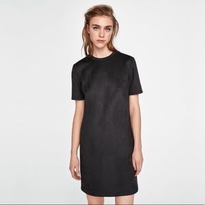 Zara Charcoal Black/Grey Tshirt Dress